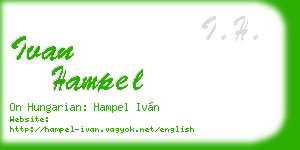 ivan hampel business card