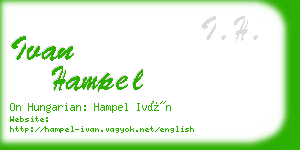 ivan hampel business card